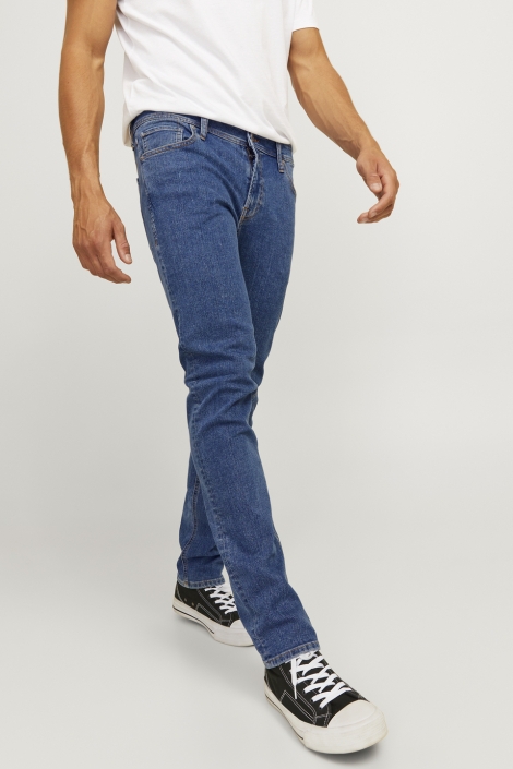 JJ Rebel blauwe heren jeans | Model vooraanzicht