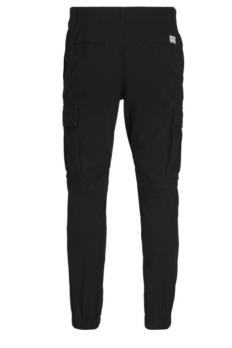 JJ Rebel zwarte heren broek | Achteraanzicht