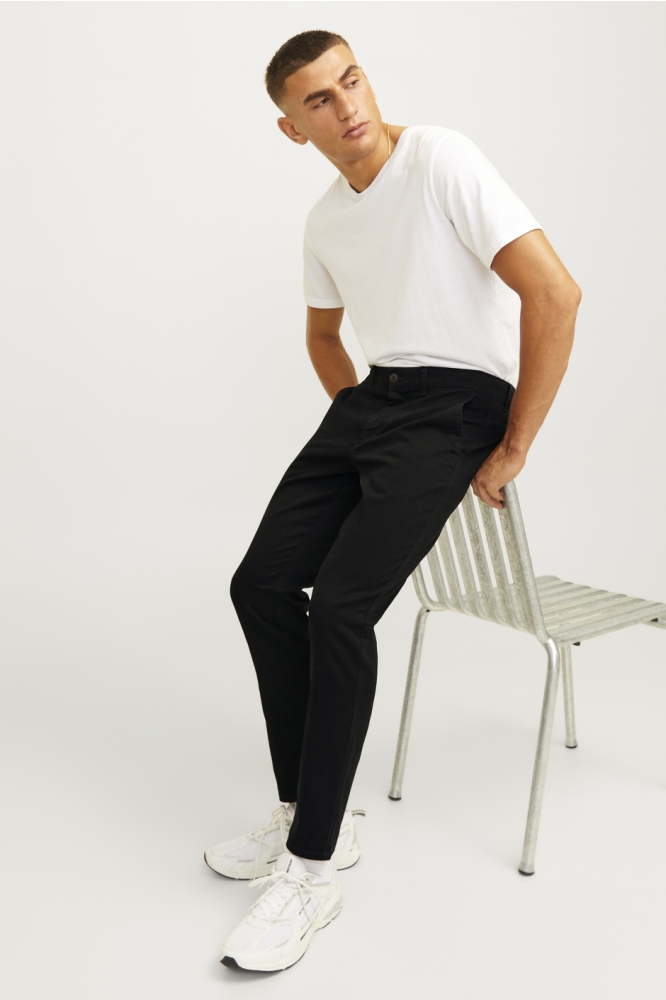 JJ Rebel zwarte heren broek | Model