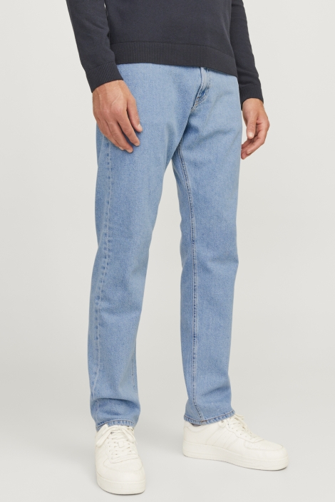 JJ Rebel blauwe heren jeans | Model vooraanzicht