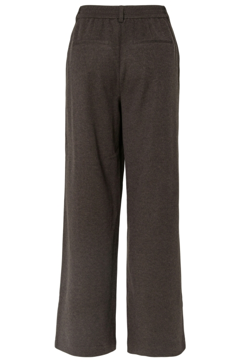 Pieces bruine dames broek | Achteraanzicht