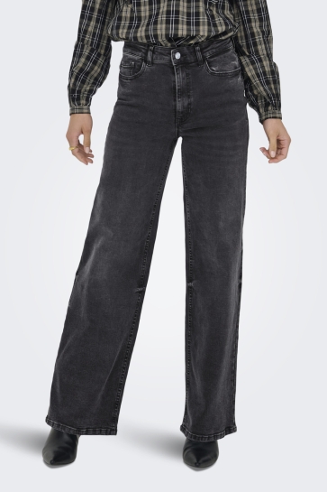 Jacqueline de Yong Jeans JDYFELINA-FINA HW WIDE DNM JEAN DAR 15359522 DARK GREY DENIM