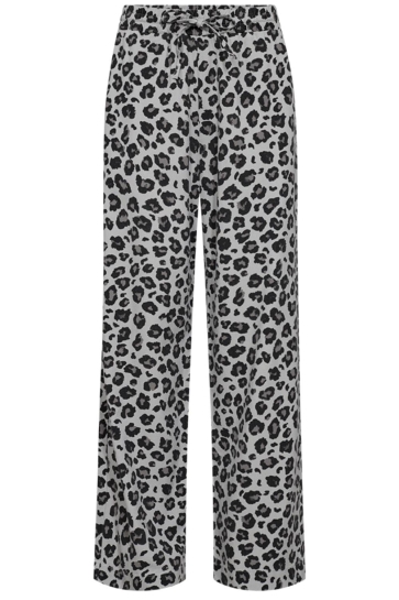 Freequent Broek FQLAVISCO PANTS 206290 HIGH RISE W BLACK
