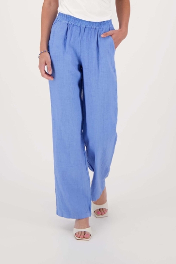 Zusss Broek LINNEN BROEK 0303 062 2015 LAVENDERBLAUW