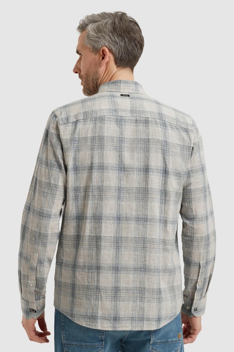 Vanguard long sleeve shirt linen cotton ble