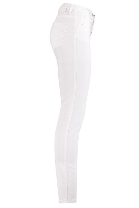 Red Button witte dames broek | Zijaanzicht