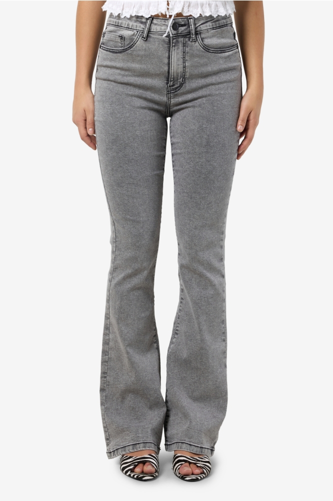 Noisy may grijze dames jeans | Model