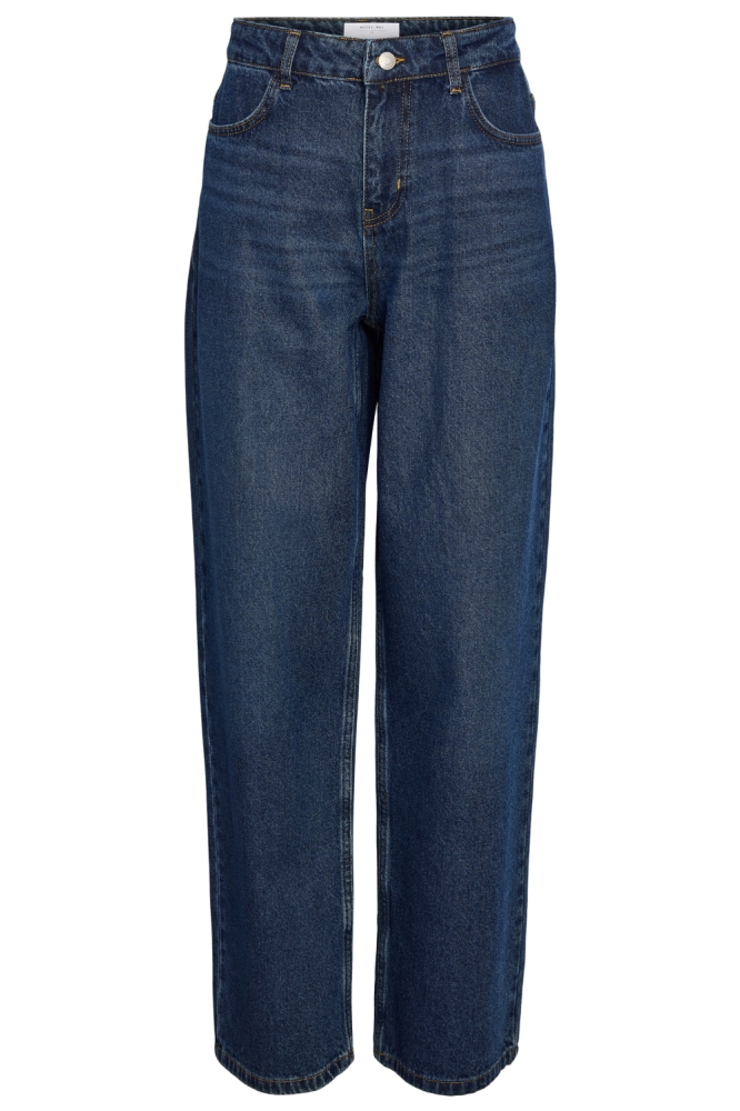 Noisy may blauwe dames jeans | Achteraanzicht