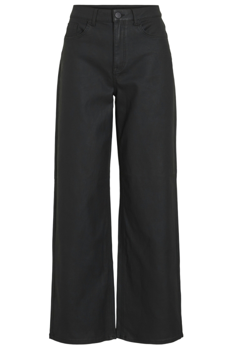 Vila zwarte dames broek | Vooraanzicht