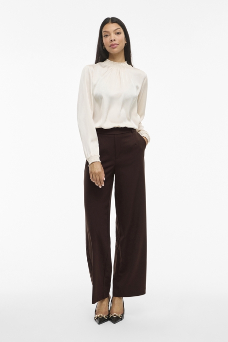 Vila bruine dames broek | Model