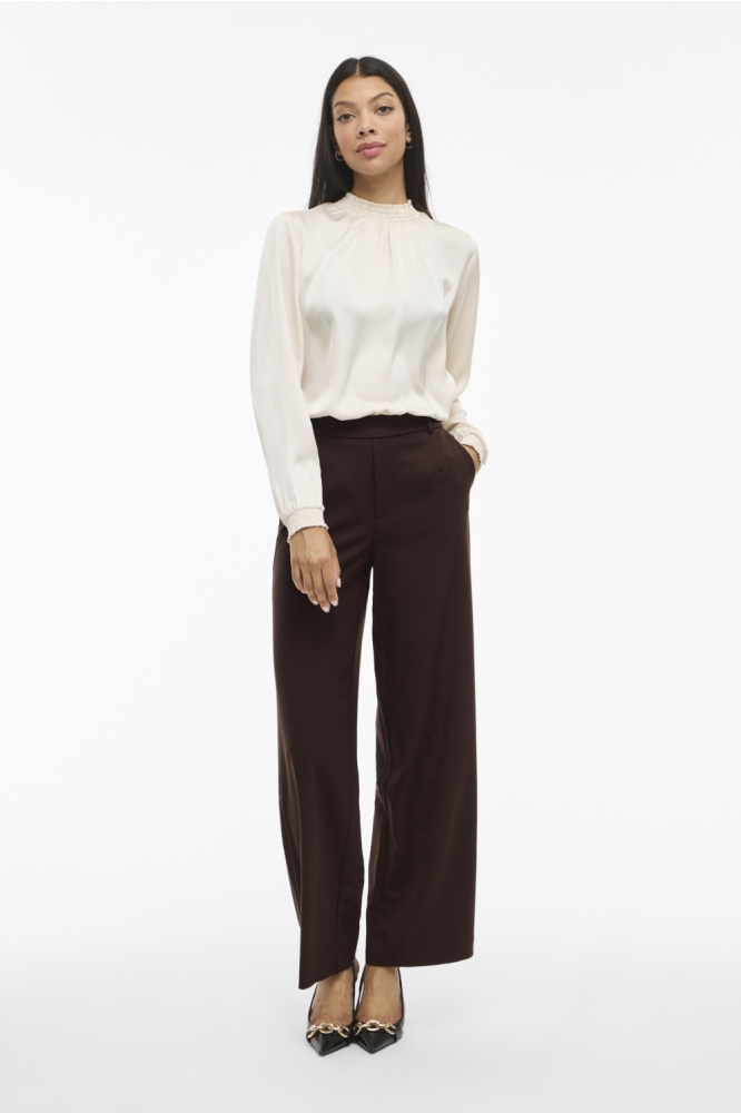 Vila bruine dames broek | Model