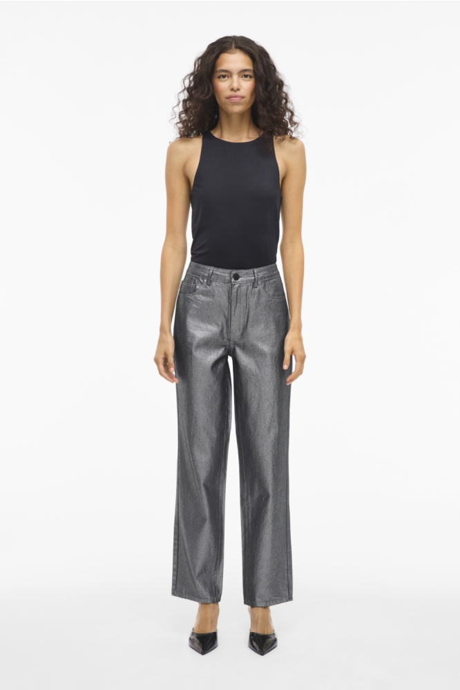 Vila zilveren dames jeans | Model
