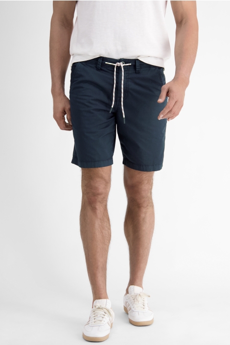 Lerros blauwe heren korte broek | Model vooraanzicht
