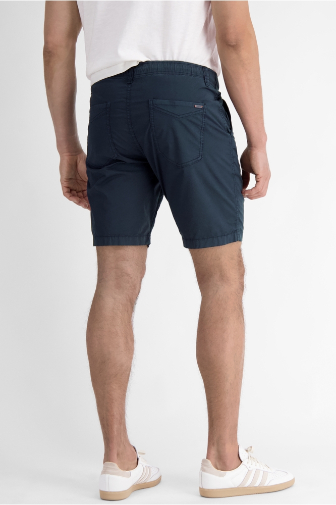 Lerros blauwe heren korte broek | Model achteraanzicht