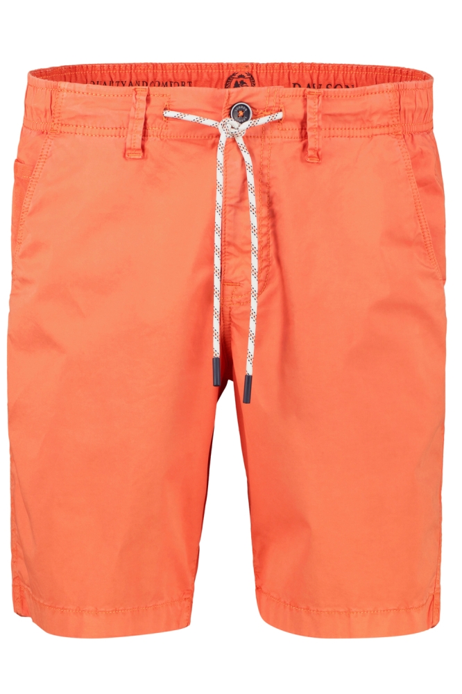 Lerros oranje heren korte broek | Vooraanzicht