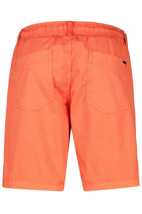 Lerros oranje heren korte broek | Achteraanzicht