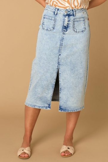Ivy Beau Rok MANON 4200520 12009 LIGHT DENIM