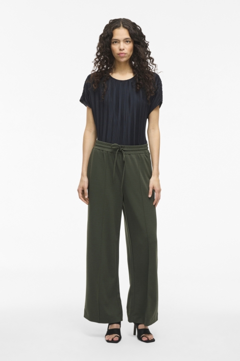 Vila groene dames broek | Model