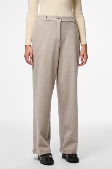 Pieces Broek PCMAMILLA HW WIDE PANTS BC 17161809 PORPOISE