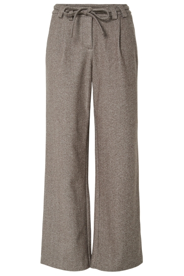 Pieces Broek PCRILEY MW PANTS 17161590 Hot Fudge/Melange