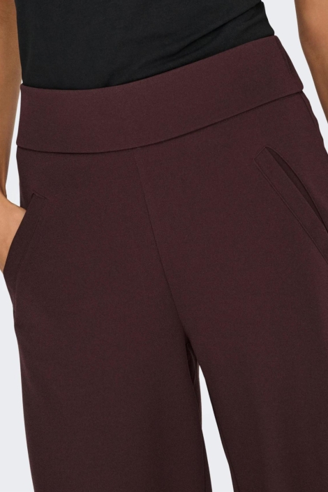 Jacqueline de Yong paarse dames broek | Close up