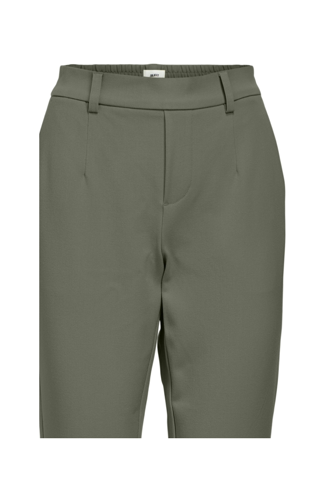 Object groene dames broek | Close up