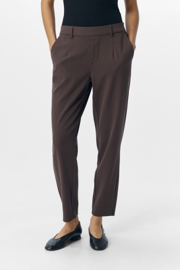 Object Broek OBJLISA SLIM PANT NOOS 23029728 SEAL BROWN