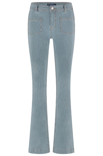 Red Button Broek BABETTE PATCHPOCKETS DENIM STRIPE SRB4476 INDIGO DYE