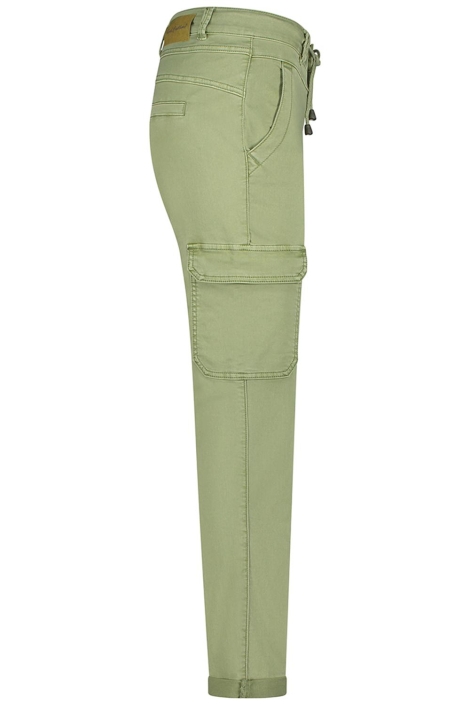 Red Button groene dames broek | Zijaanzicht