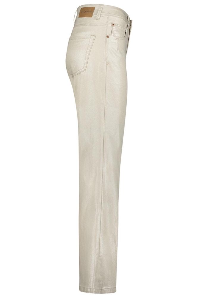 Red Button beige dames broek | Zijaanzicht
