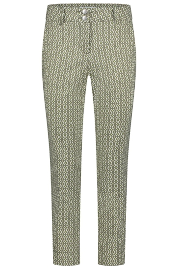 Red Button Broek DIANA FANCY TILE SRB4547 MULTI KHAKI