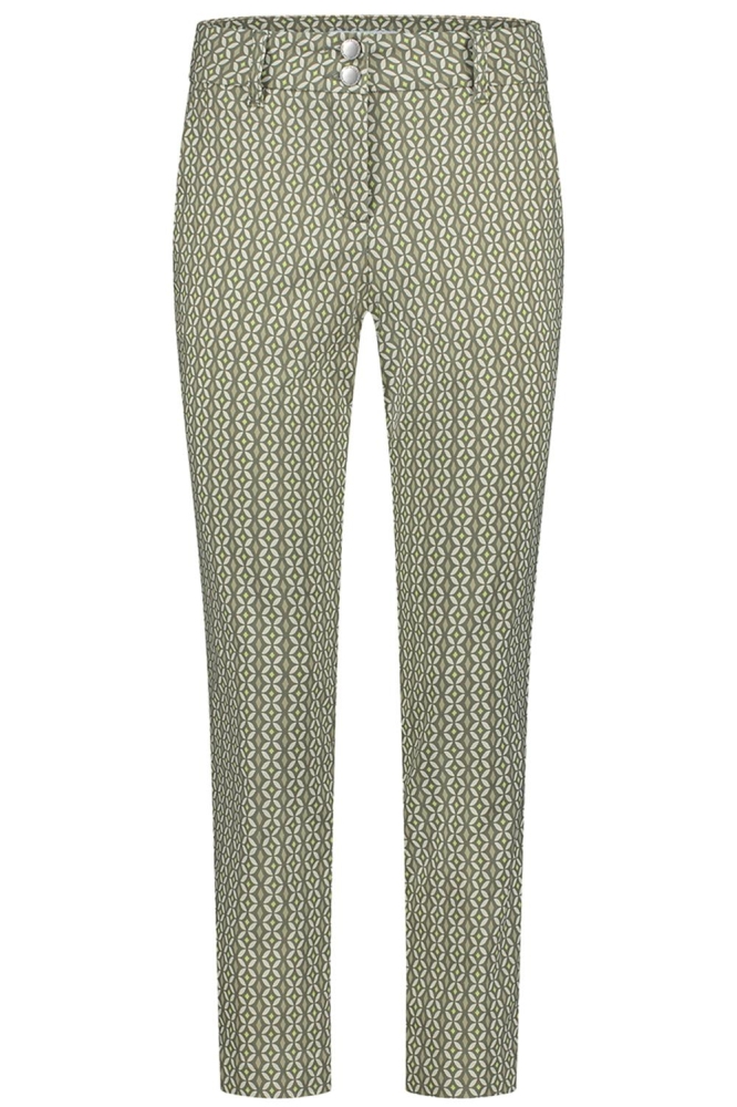 Red Button groene dames broek | Vooraanzicht