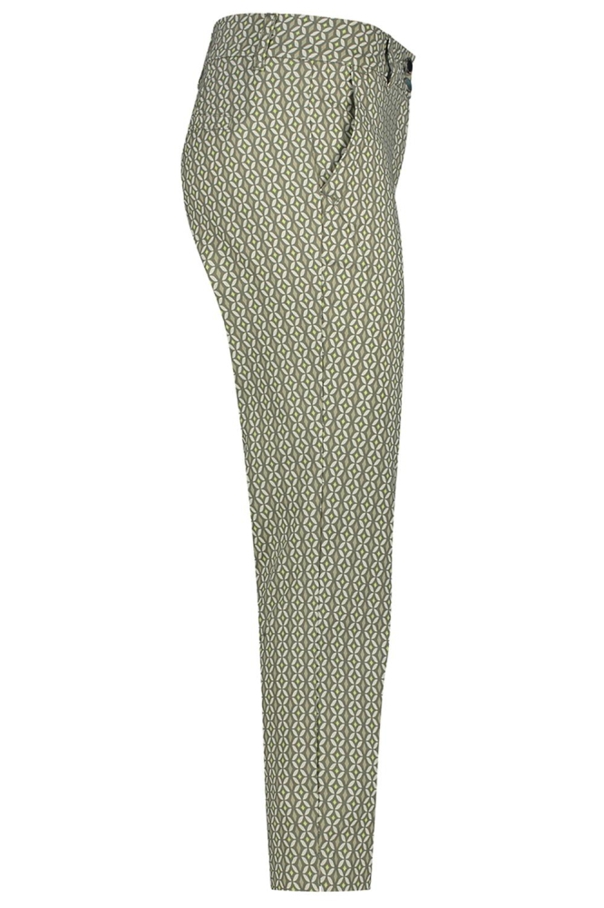 Red Button groene dames broek | Zijaanzicht