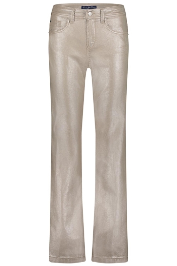 Red Button Broek COLETTE 5 POCKET SPARKLE SRB4500 DARK SAND