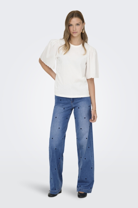 Only blauwe dames jeans | Model