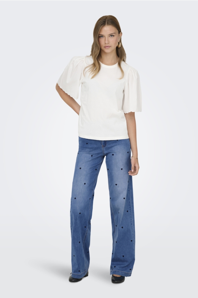 Only blauwe dames jeans | Model