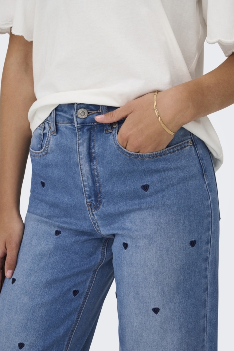 Only blauwe dames jeans | Close up