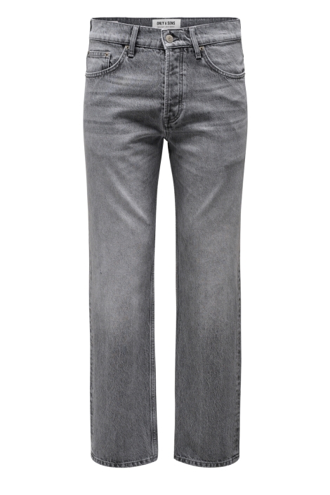Only & Sons grijze heren jeans | Vooraanzicht