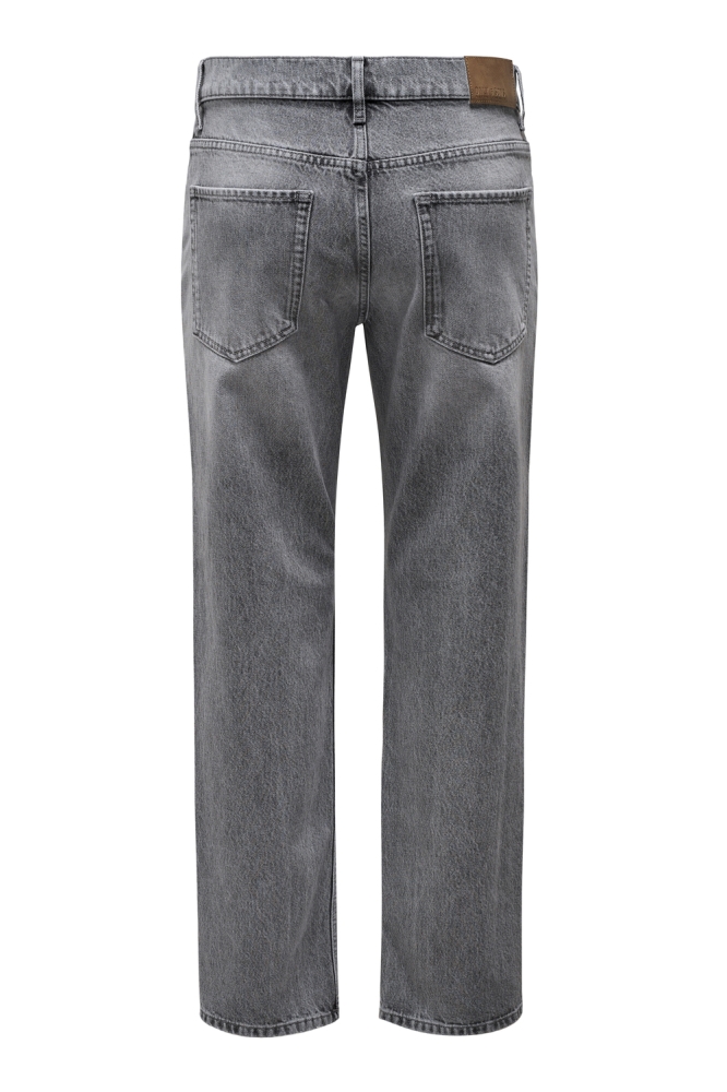 Only & Sons grijze heren jeans | Achteraanzicht