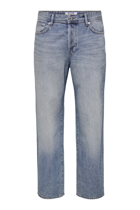 Only & Sons blauwe heren jeans | Vooraanzicht