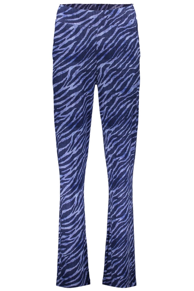 Geisha blauwe dames broek | Vooraanzicht