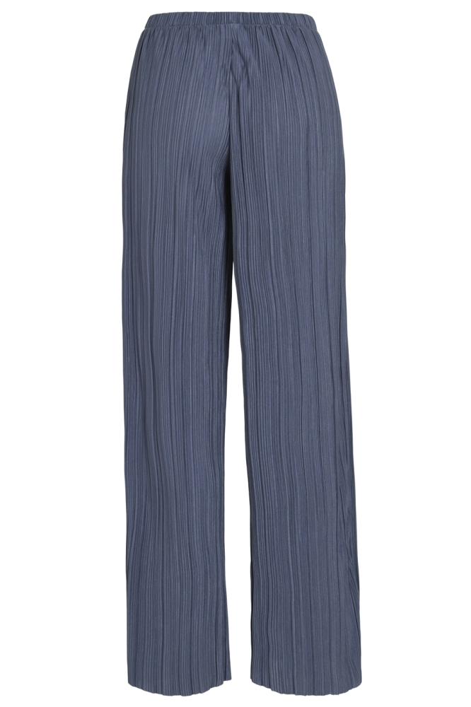 Vila blauwe dames broek | Achteraanzicht
