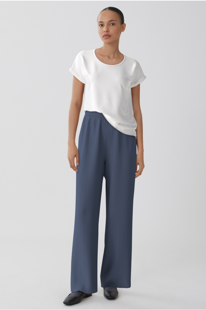 Vila blauwe dames broek | Model