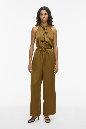 Vila VIFADIA HW PANTS 14114303 TAPENADE