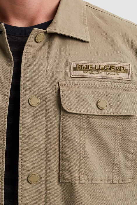 PME legend groene heren overhemd | Close up