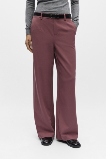 Object OBJLISA WIDE PANT NOOS 23037921 Rose Brown