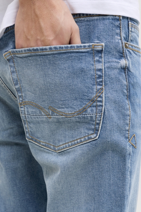 Jack & Jones blauwe heren jeans | Close up