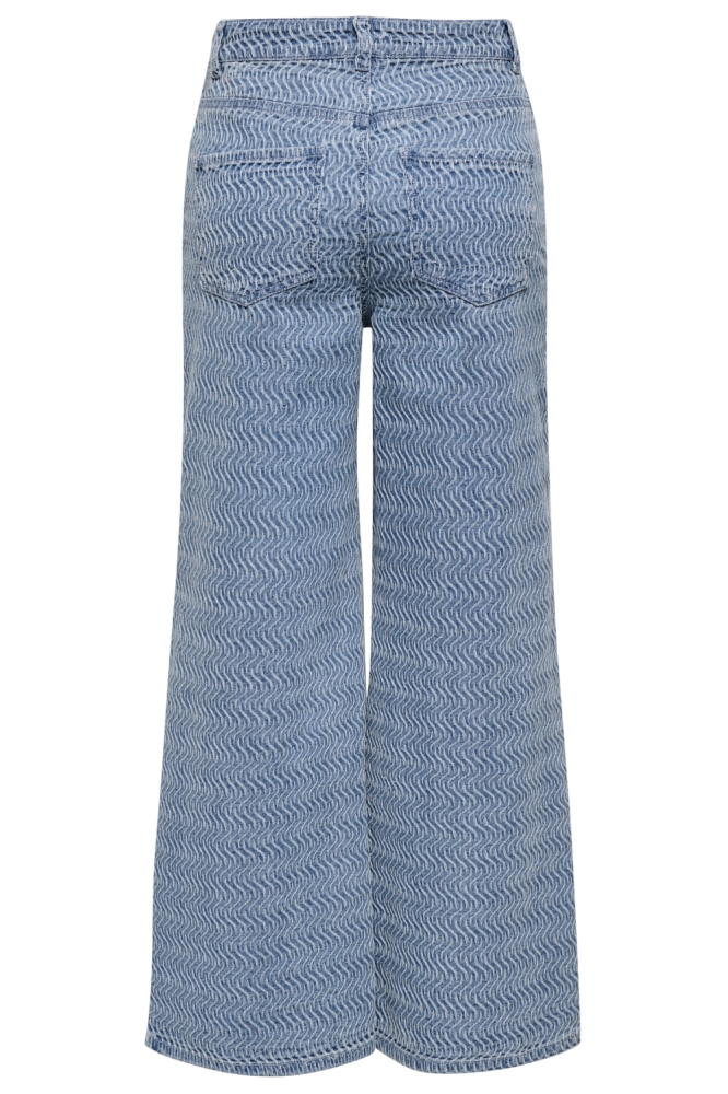 Jacqueline de Yong blauwe dames jeans | Achteraanzicht
