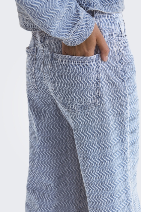 Jacqueline de Yong blauwe dames jeans | Kleurstaal