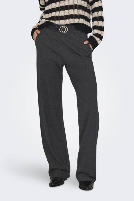Only grijze dames broek | Model vooraanzicht